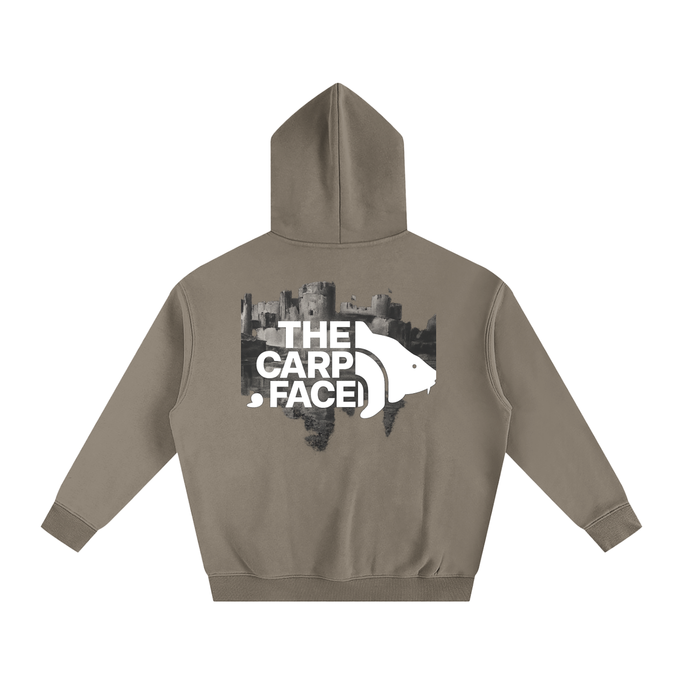 Oversize Fleeced Hoodie - Caerphilly Castle Belter