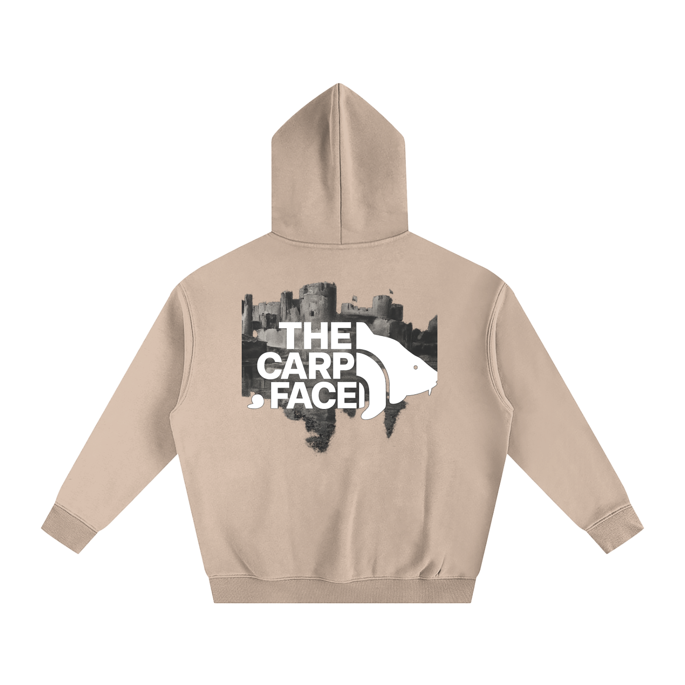 Oversize Fleeced Hoodie - Caerphilly Castle Belter