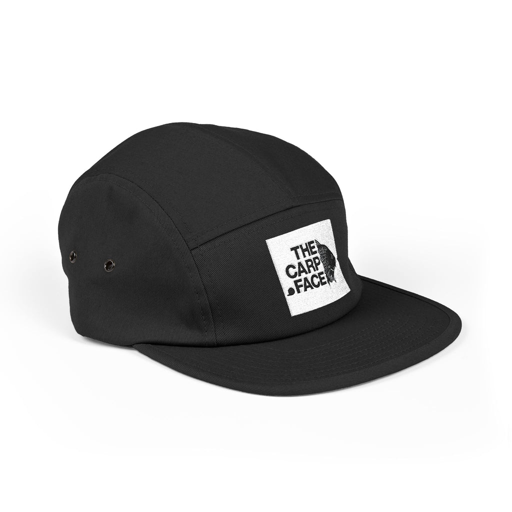 Carp Face Embroidered 5-Panel Cap
