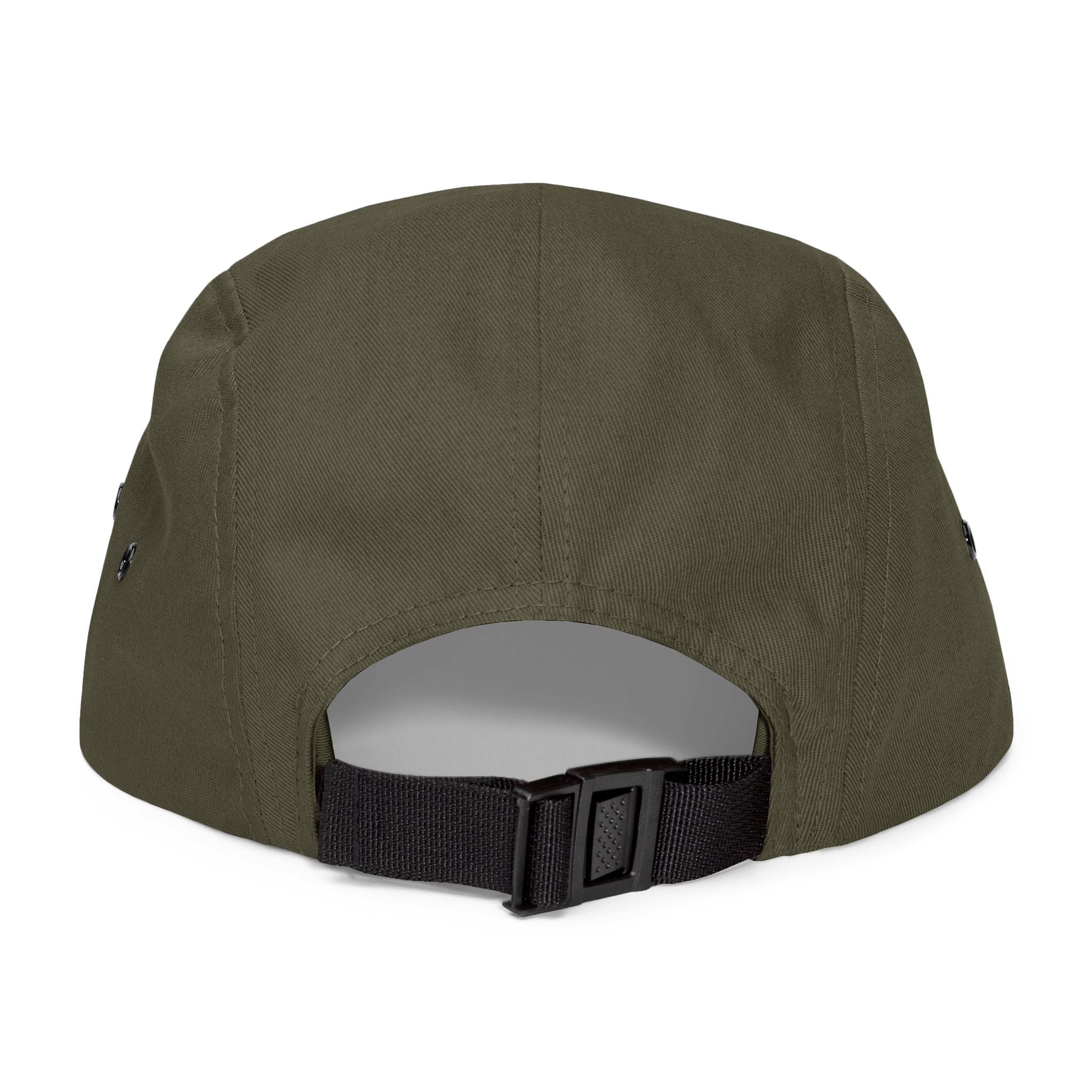 Carp Face Embroidered 5-Panel Cap