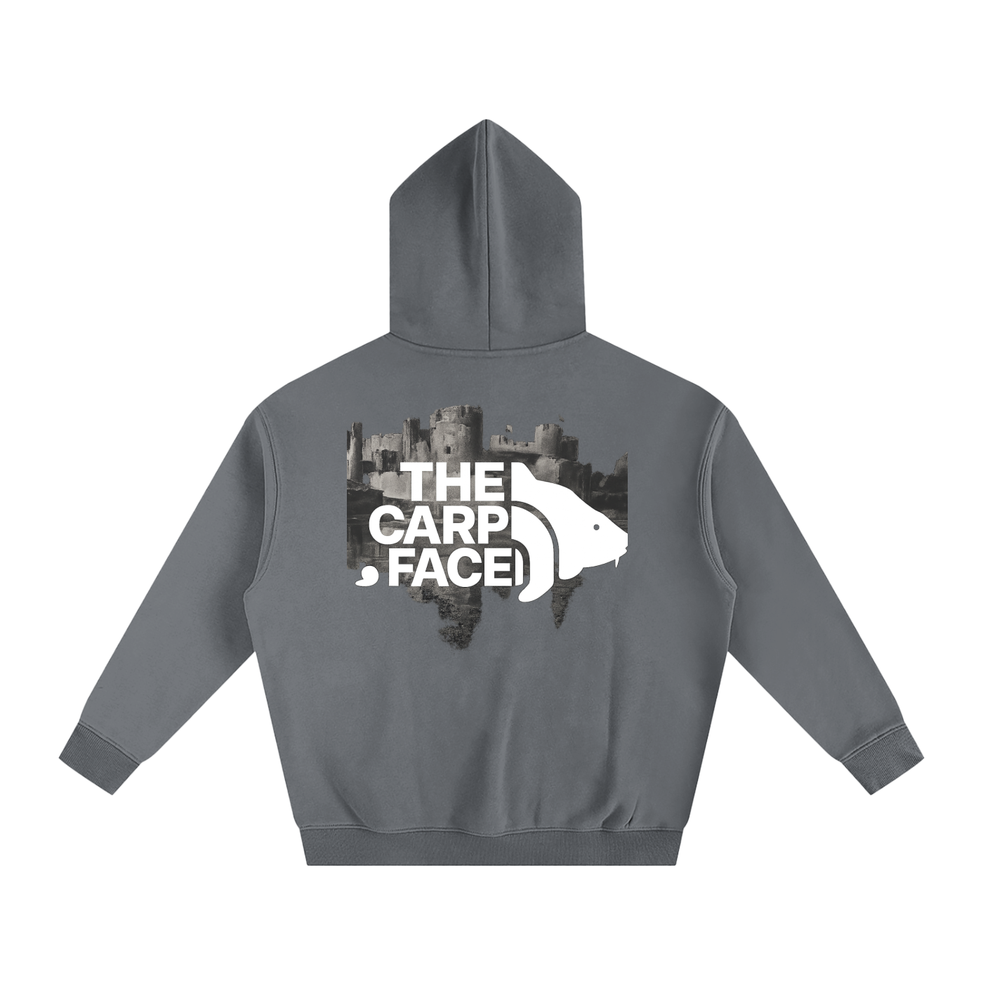 Oversize Fleeced Hoodie - Caerphilly Castle Belter