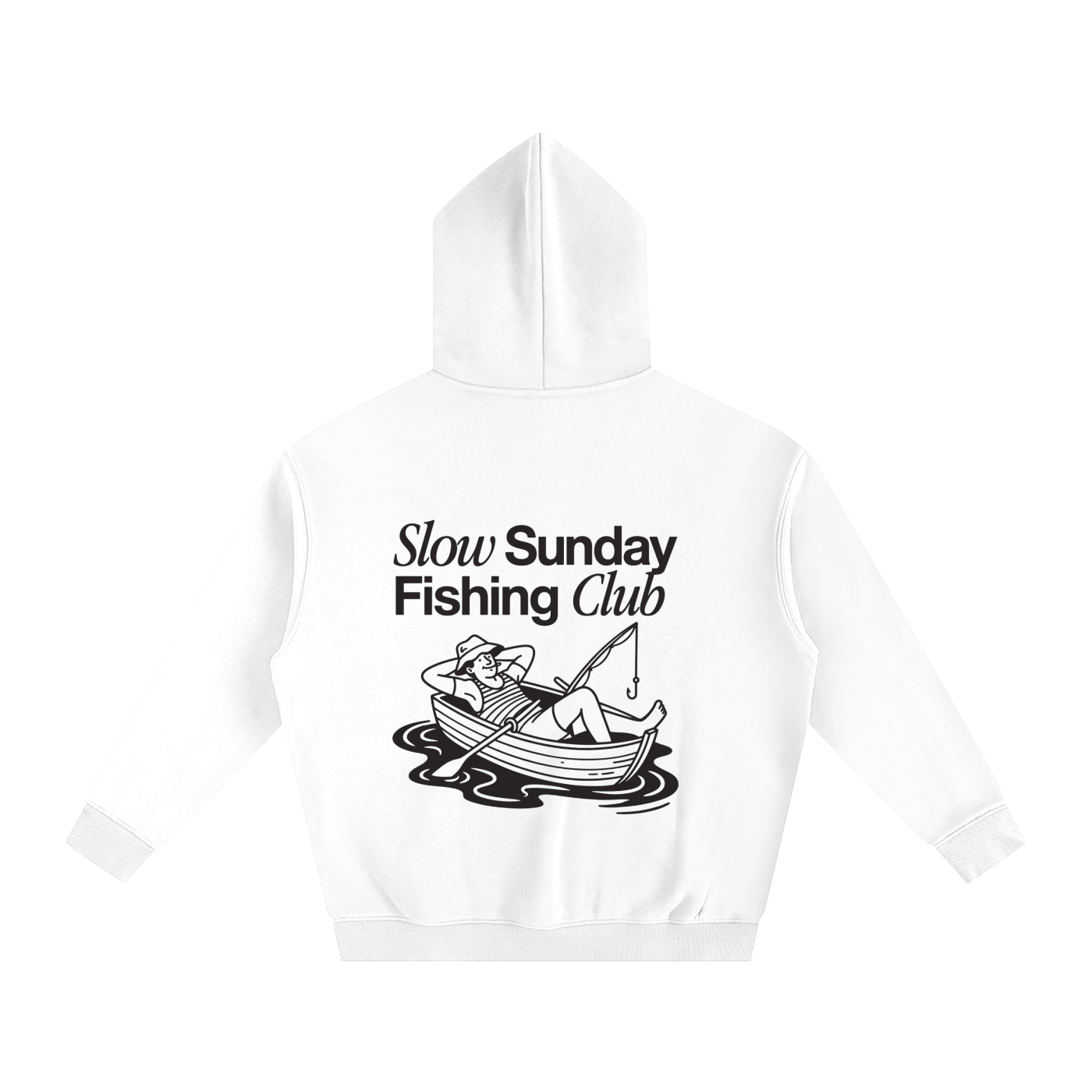 Slow Sunday's Fishing Club - Black