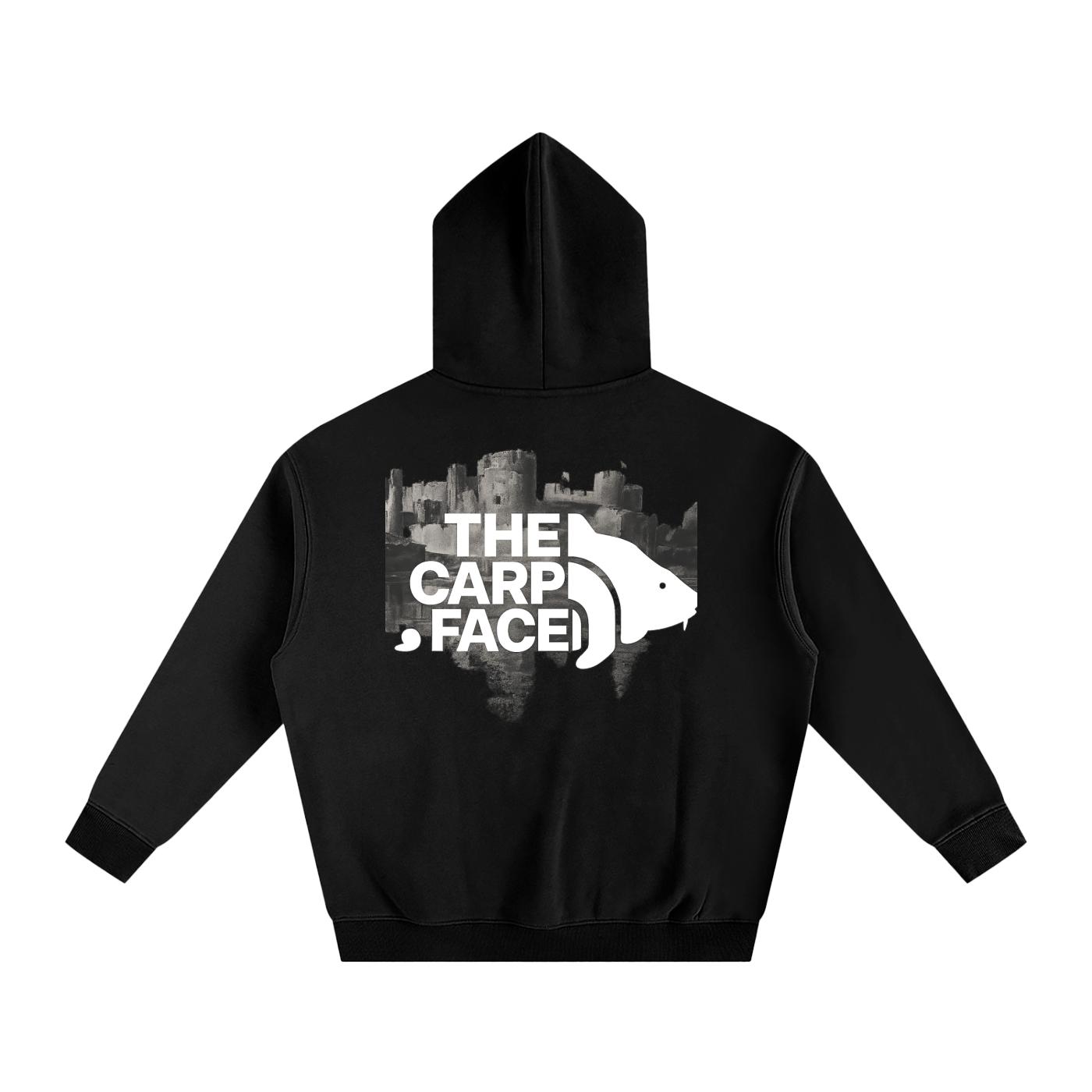 Oversize Fleeced Hoodie - Caerphilly Castle Belter